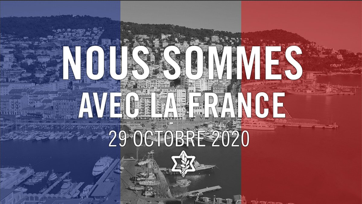 Tsahal_IDF's tweet photo. Aujourd’hui, la haine a de nouveau frappé la France. Nous soutenons le peuple français dans la lutte contre le terrorisme. https://t.co/F96868eY7l
