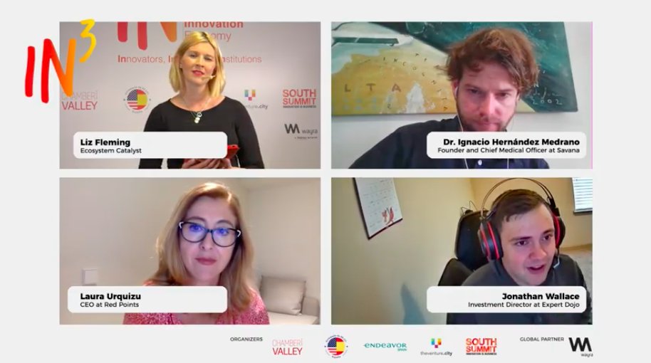 Jonathan Wallace from <a href="/Expert_Dojo/">Expert Dojo($50k-$100k, early-stage VC)</a> at #IN3Spain2020 "The world has become smaller due to COVID and remote working"