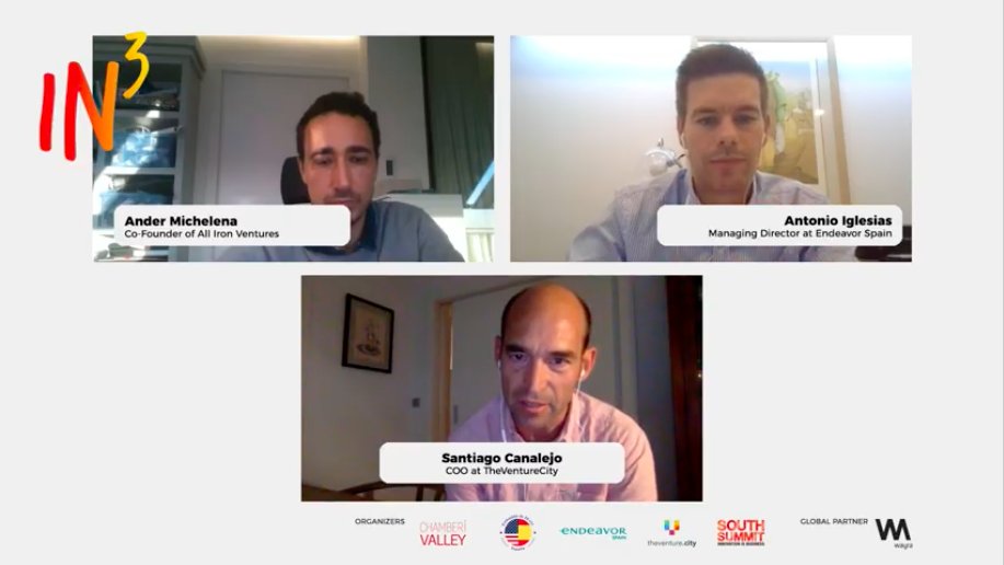 Santiago Canalejo <a href="/TheVentureCity/">TheVentureCity</a> at #IN3Spain2020 "There are really many opportunities for Spanish and US startups in both countries"