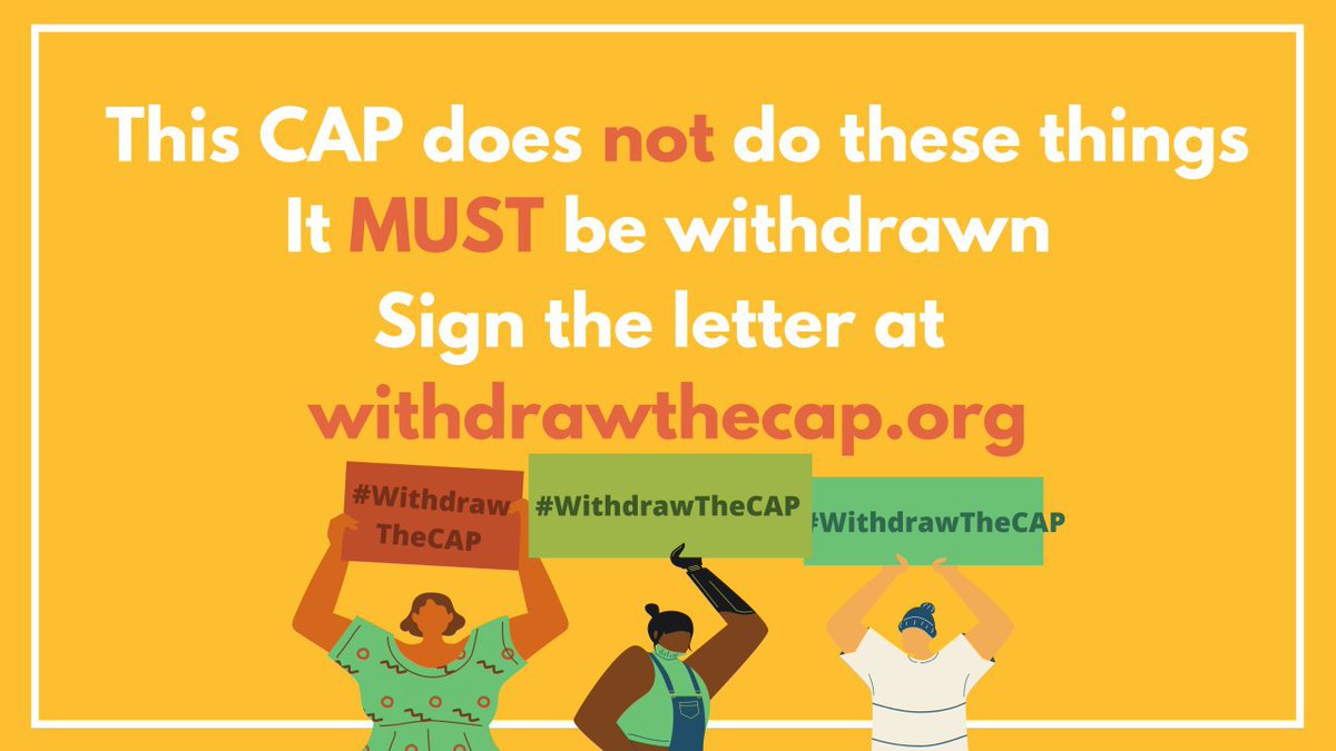 THIS IS NOT AN ACCEPTABLE CAP and it needs to be WITHDRAWN! Ask the  @EU_Commission to  #WithdrawTheCAP. Sign the letter here  https://withdrawthecap.org/  (7/n)