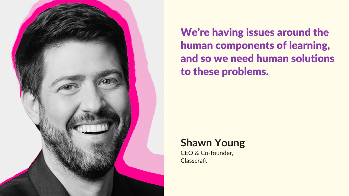 classcraftgame's tweet photo. #GreatExchangeEdu: “We’re having issues around the human components of #learning, and so we need human solutions to these problems.” @_shawnyoung_ https://t.co/TuCdQnl2qG