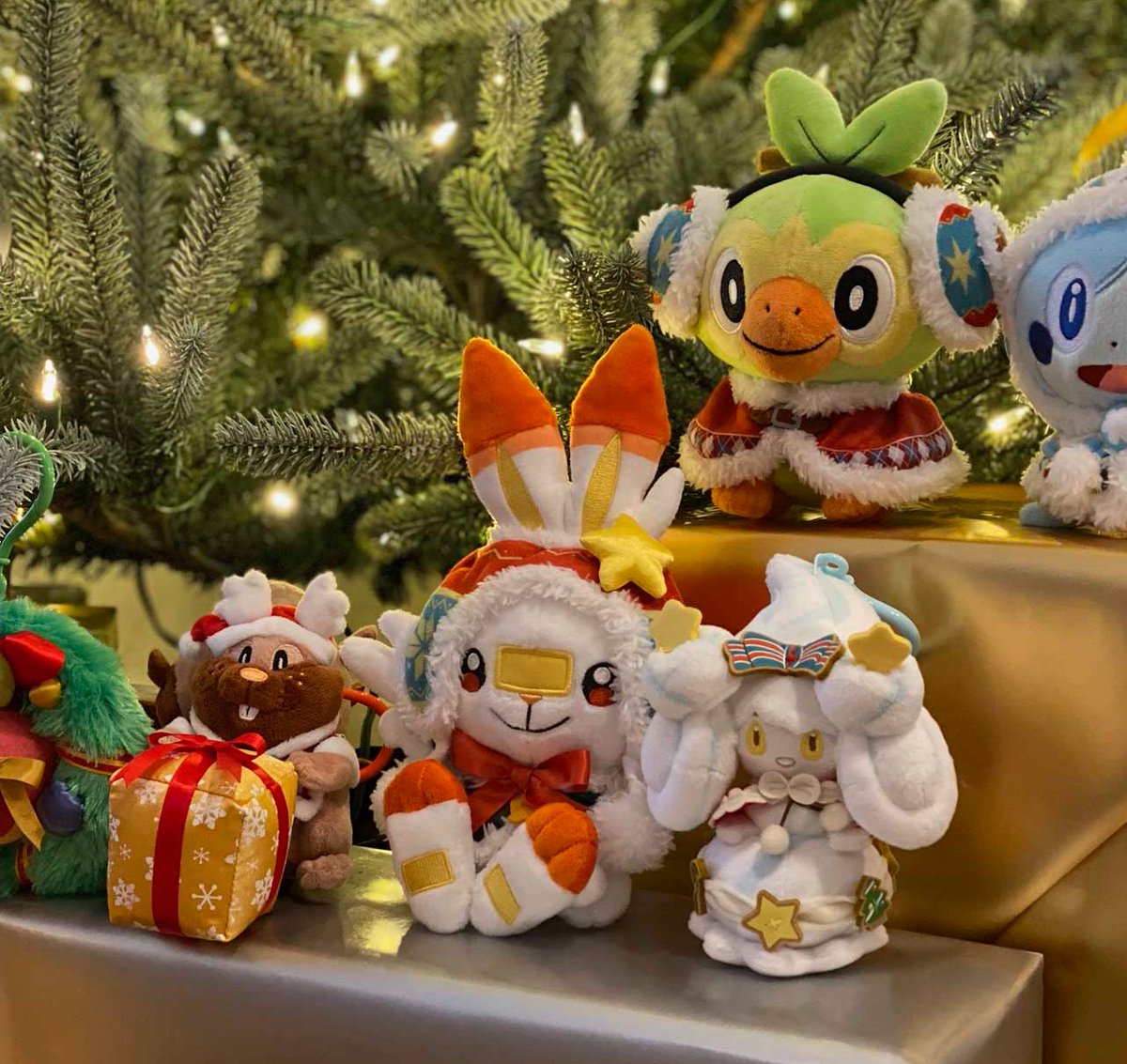 Pokemon Center Original Navidad En El Mar Corona De Navidad Con Etiqueta oficial 