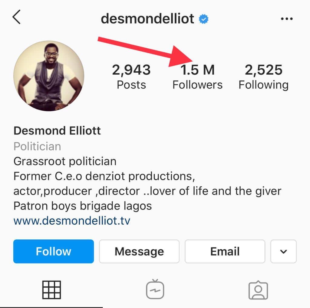 renoomokri's tweet image. He did not even say a word about youths slaughtered at the #LekkiMassacre. Desmond Elliot has 1.5 million followers on Instagram. If in 1 hour’s time, he still has 1.5 million followers, I will accept that all he said about Nigeria’s youth is true

#UnfollowDesmondElliot #EndSARS