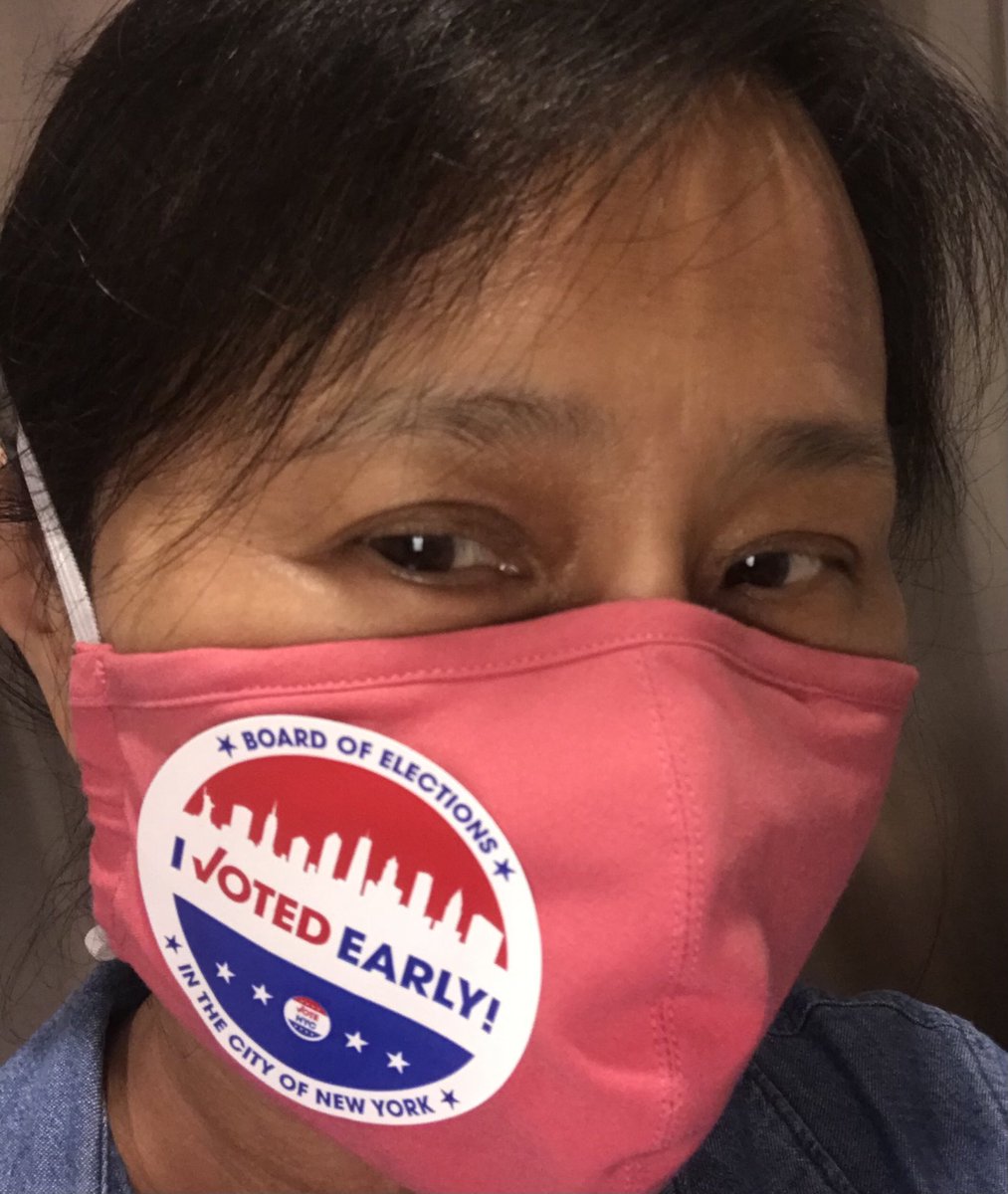 ProfMChin's tweet photo. #IVotedEarly #3hourwait #Monday #Reminder #MakeAPlanToVote #GoingToPhoneBank https://t.co/v5kGXFwQ8c