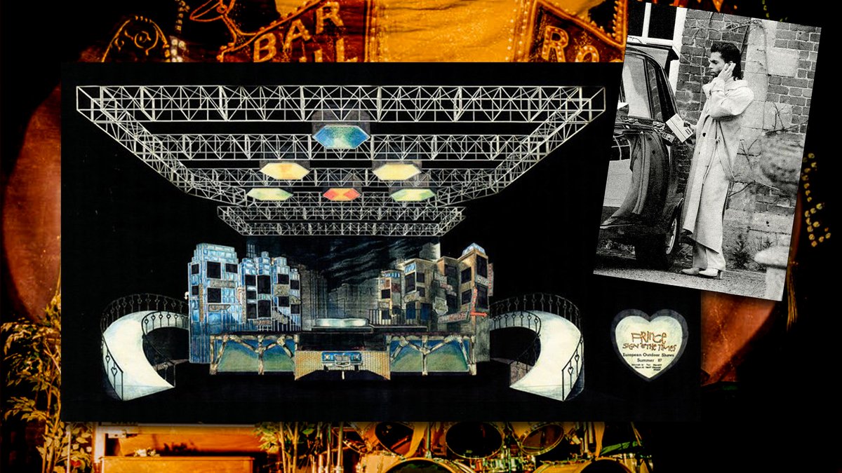 In April 1987 the production moved to Europe, where rehearsals began in Birmingham. LeRoy Bennett had designed a stage that resembled the album cover, making that album cover part of a larger cityscape.