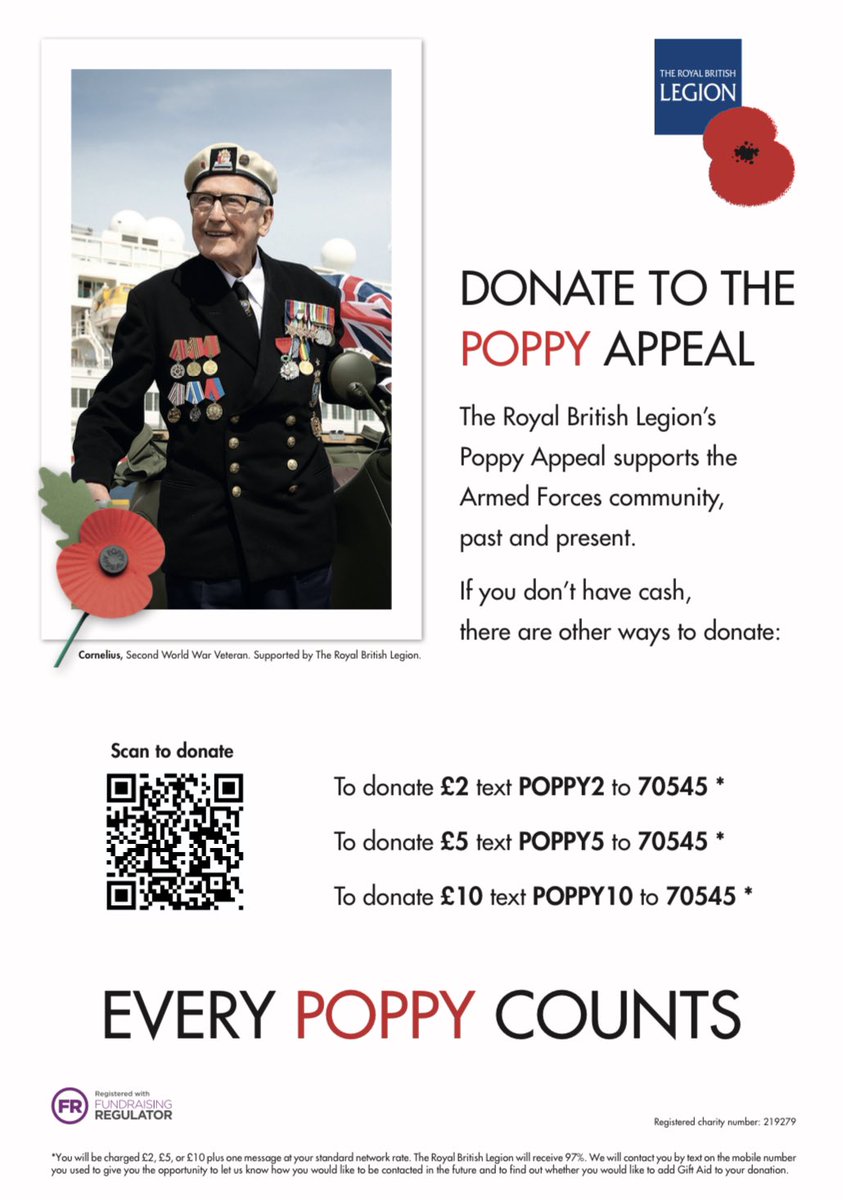 Were you out today for London Poppy Day? Did you manage to spot personnel from <a href="/CO7BnREME/">7 Avn Sp Bn REME</a>?

Weren’t in London but still want to donate? Check out this photo with details of other ways to donate this year. 

#EveryPoppyCounts