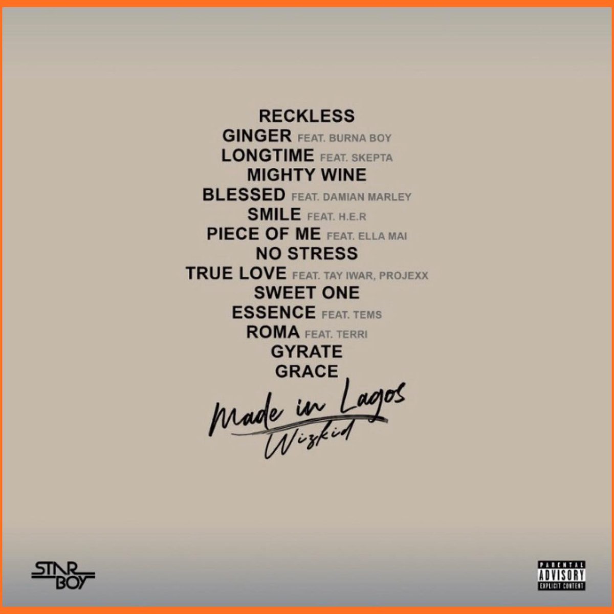 livingprofradio's tweet photo. @wizkidayo has released the track list for his #MadeInLagos album.
.
What track are you looking forward to the most?
#Livingproofradio
#wizkid https://t.co/GOiHwaVP6f