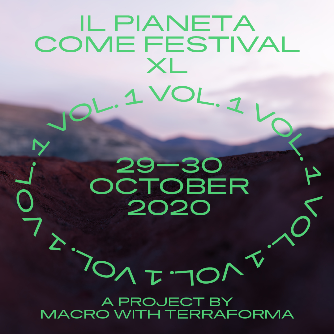 MACRO (@macromuseo) on Twitter photo I welcome you today and tomorrow on my terrace for the first chapter of Il Pianeta as Festival XL - Vol.1 in collaboration with <a href="/terraforma_exp/">Terraforma</a>
Oggi e domani vi darò il benvenuto sulla mia terrazza per il primo capitolo de Il Pianeta come Festival XL — Vol.1, con <a href="/terraforma_exp/">Terraforma</a> I welcome you today and tomorrow on my terrace for the first chapter of Il Pianeta as Festival XL - Vol.1 in collaboration with <a href="/terraforma_exp/">Terraforma</a>
Oggi e domani vi darò il benvenuto sulla mia terrazza per il primo capitolo de Il Pianeta come Festival XL — Vol.1, con <a href="/terraforma_exp/">Terraforma</a>