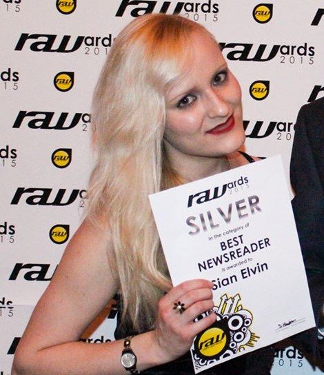 SianElvin's tweet photo. Hold up, I found some more from the #RaWards! Featuring @PhillipStoneman and I looking *super glam*
@RAW1251AM #RAWat50 #RetroRAW #ThrowbackThursday https://t.co/e54W3eYpgH