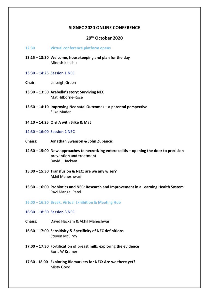 NECsociety's tweet photo. We’re delighted to join @mkrettiwt #SIGNEC -wonderful morning (in US) of speakers & moderators, including @Linseigh who is a special part of the @NECsociety team & @JohnZupancic @urmed02 @davidhackam @akhilmaheshMD @ravimpatelmd - looking forward to @mcelroylabiowa @mistygoodlab https://t.co/gkVCjGq42A