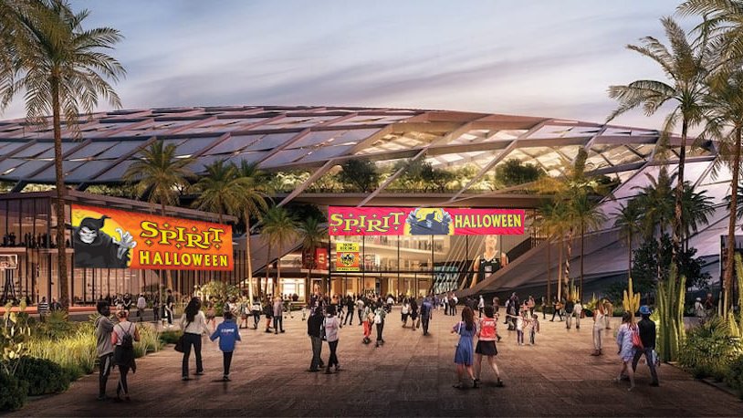 BetterWoj's tweet image. Lakers and Dodgers fans continue the celebration by turning new Clippers arena into Spirit Halloween store overnight, sources tell ESPN.