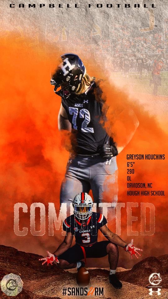 Committed To The Creek 🐪🐪 @CUCoachMinter <a href="/bearthompsonkdt/">Coach Kevin Thompson</a> <a href="/CoachNickGrimes/">Nick Grimes</a> <a href="/DJSummersdj/">DJ Summers</a> <a href="/GoCamelsFB/">Campbell Football</a> <a href="/HoughFB/">Hough Football</a> @Hough_OLINE @HOLD2017