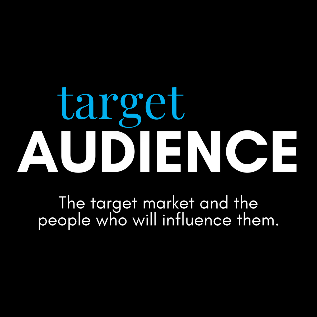 Who is your most important customer? Are you reaching them effectively?

Understanding your company's target market &amp; target audience will help you develop the best possible marketing strategy. A miscommunication with your target market can cost you brand equity and lost revenue!