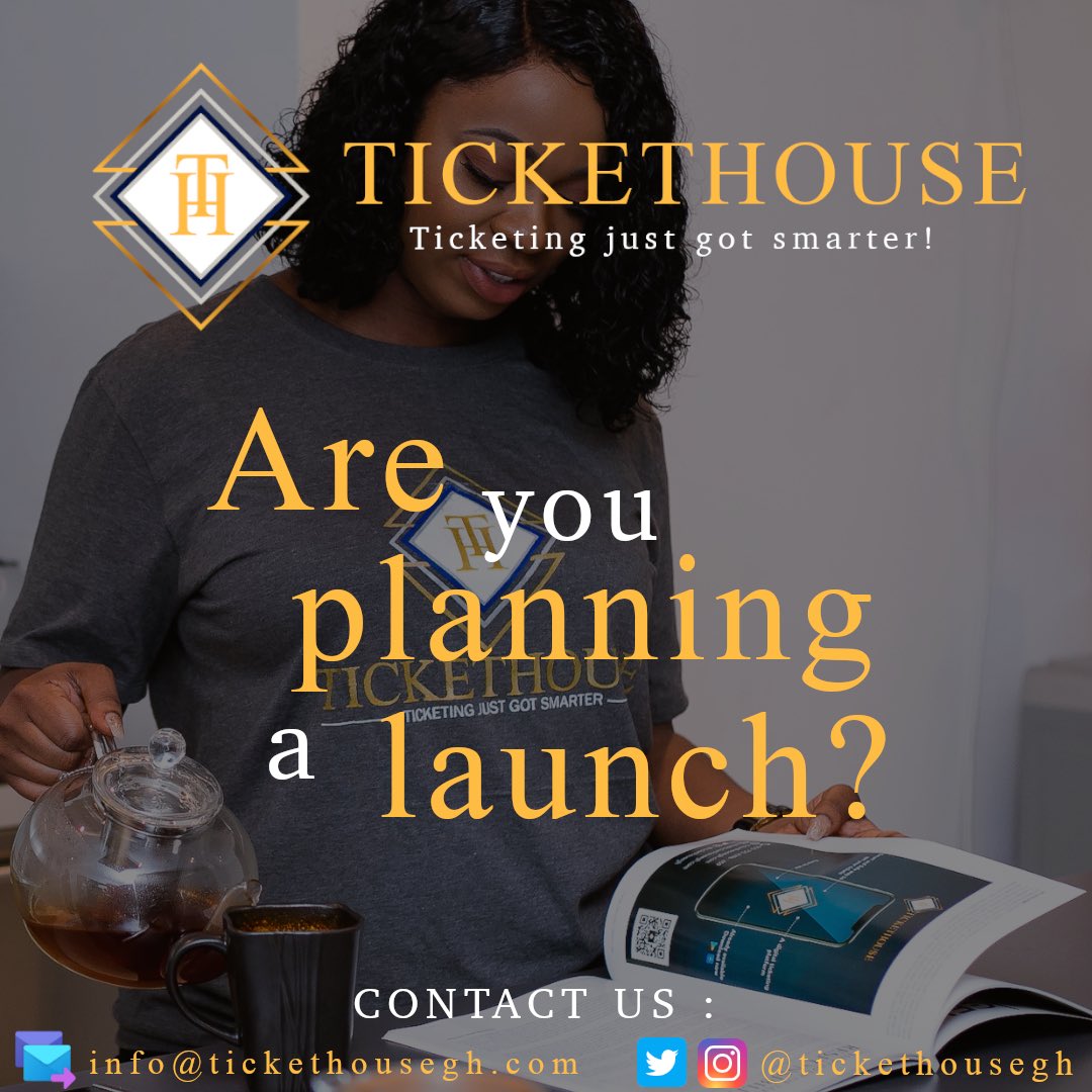 tickethousegh's tweet photo. Get a true partner for all your dealings.
Ticketing just got smarter!
#tickethouse #ghana #event https://t.co/8JOeoZnRZ5