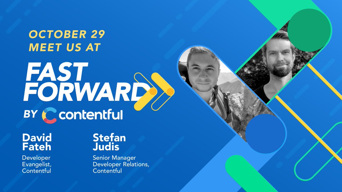 contentful's tweet image. Get onboard with @stefanjudis and David Fateh at ⏩ #FastForward2020 on the Builders Stage. 💡 Learn how to get started with the App Framework and make @Contentful your own!