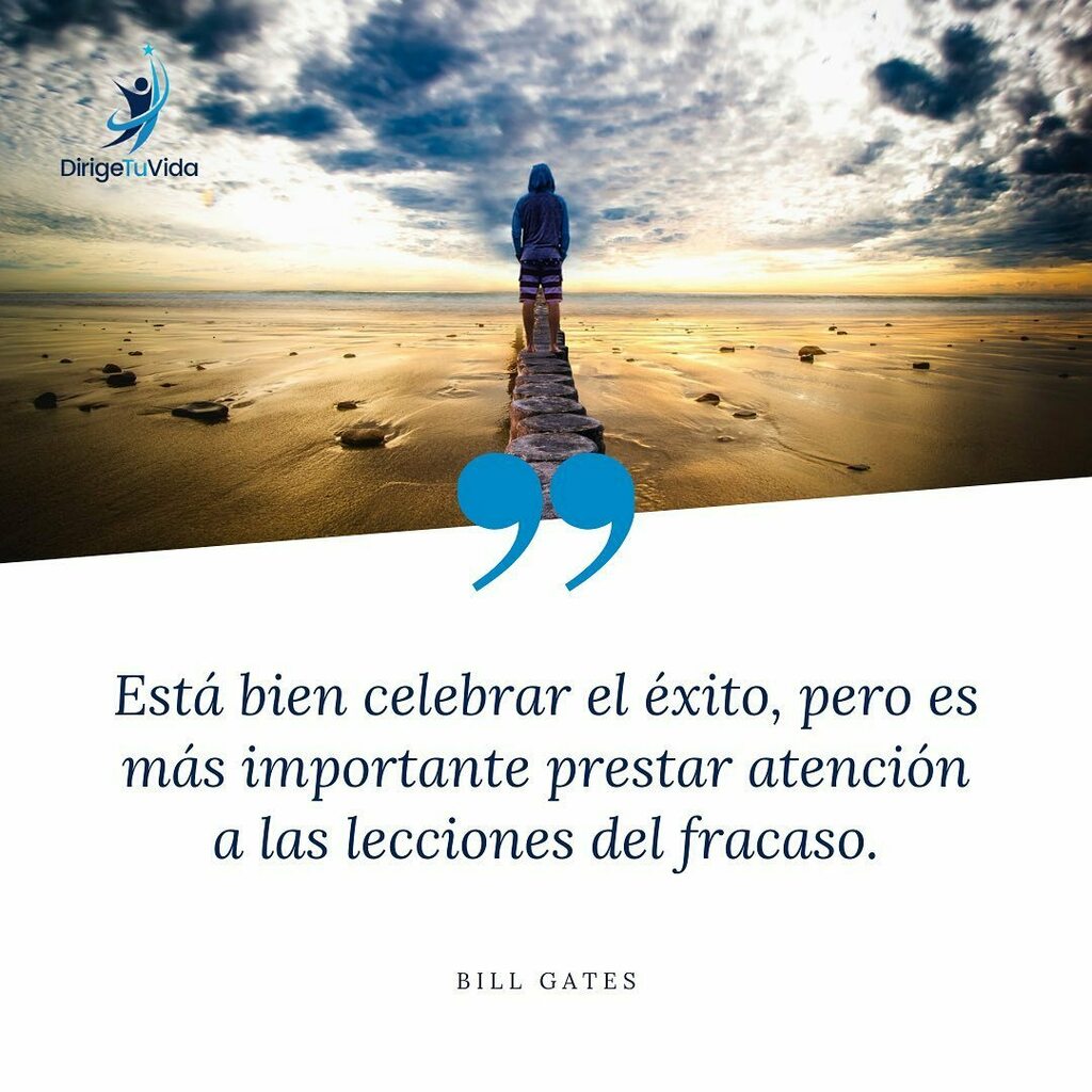 🔹”Está bien celebrar el éxito, pero es más importante prestar atención a las lecciones del fracaso.”— Bill Gates
.
.
.
.
.
#dirigetuvida #productividad #emprender #emprendedores #habitos #altorendimiento #proyectos #tareas #rendimiento #objetivos #im… instagr.am/p/CG7y62Bl2u3/