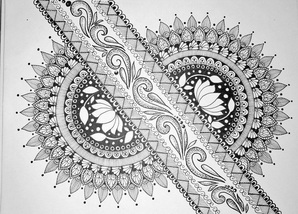 Madala Art by my Sister <a href="/DongaonkarNupur/">nupur dongaonkar</a> #artists #artistsontwitter #art #ArtofLegends #artshare #American #Americans #USA #UnitedKingdom #Australia #India #fanart #drawing