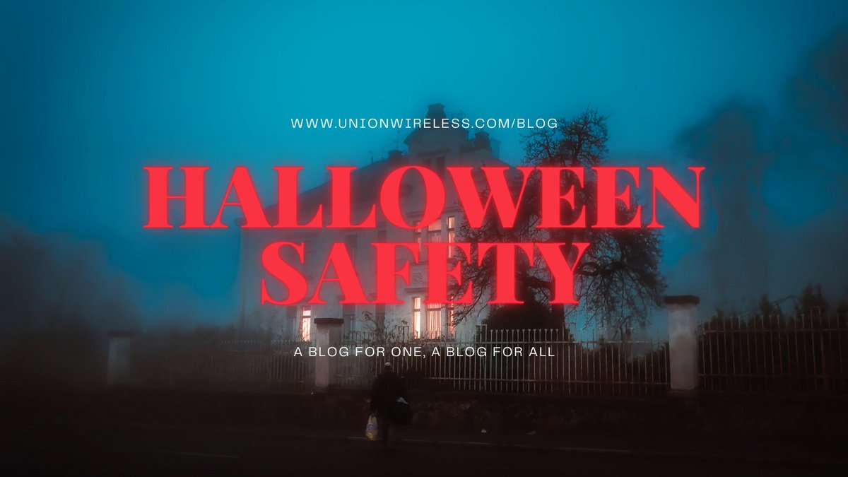 Children are less likely to be concerned about safety when they are trick-or-treating. Here are a few safety tips to help you have a safe Halloween this year.
unionwireless.com/halloween-safe…
#UnionWireless, #UnionCares 👻