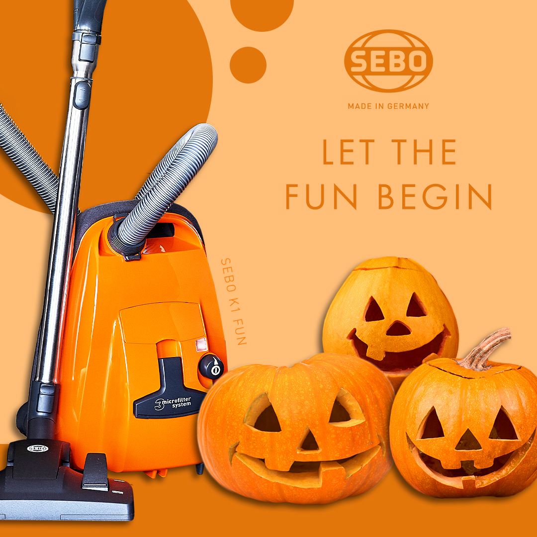 SEBO_UK's tweet photo. Dirt will be very scared when it sees the K1 Fun coming for it!! Sucktastic SEBO performance in a vibrant colour!
Let the fun begin....
#HalloweenIsComing #HalloweenTime #Pumpkintime #SEBOUK #SEBOing #LoveSEBO #BestVacuum https://t.co/WBGE5kecf5