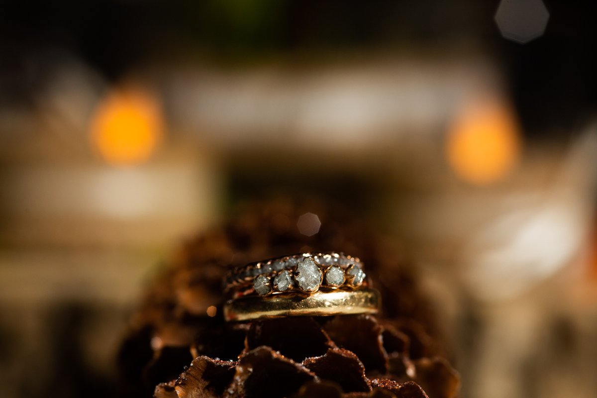 ✨💍🧡 These gorgeous rings along with the handmade decorations created by our bride Casey! 
📷 <a href="/Fornearphoto/">Fornear Photo</a>
.
.
.
#wedding #wisconsinwedding #wisconsinweddingphotographer #wisconsinphotographer #wisconsinbride #weddingphotographer #upnorth