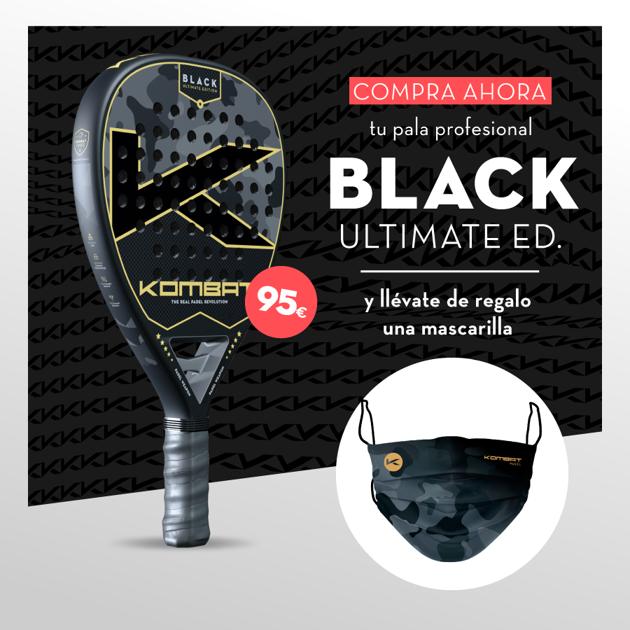 Kombat Padel on Twitter: "¡Últimos días para llevarte regalo una al comprar la Black Ultimate Edition! Hazte con la pala profesional @uribotello ¡¡por solo 95€!! https://t.co/WUhwgEN6Xc https://t.co/USwDCAixjM" /