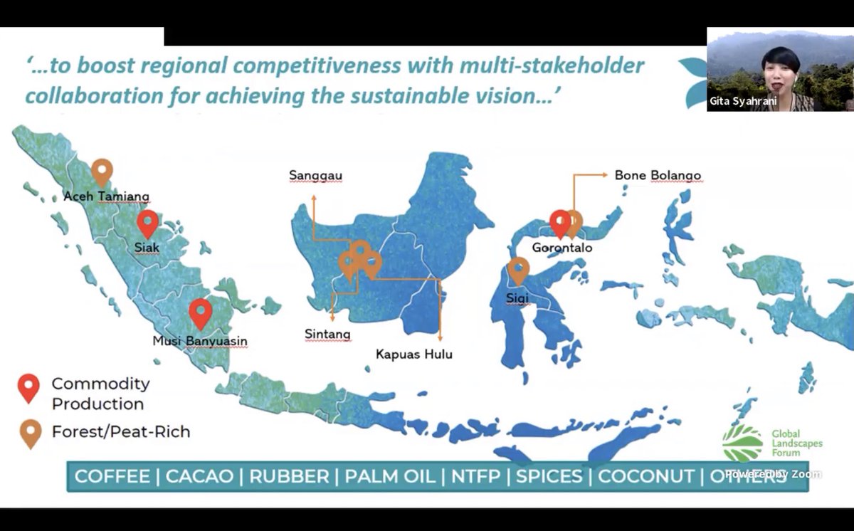 "LTKL is the backbone of the district in  #Indonesia. There are 2 types of districts as our member; forest & commodity district. Our main commodities are coffee, cacao, & coconut. LTKL exists because the district wants a forum for regional competitiveness of sustainability." -Gita