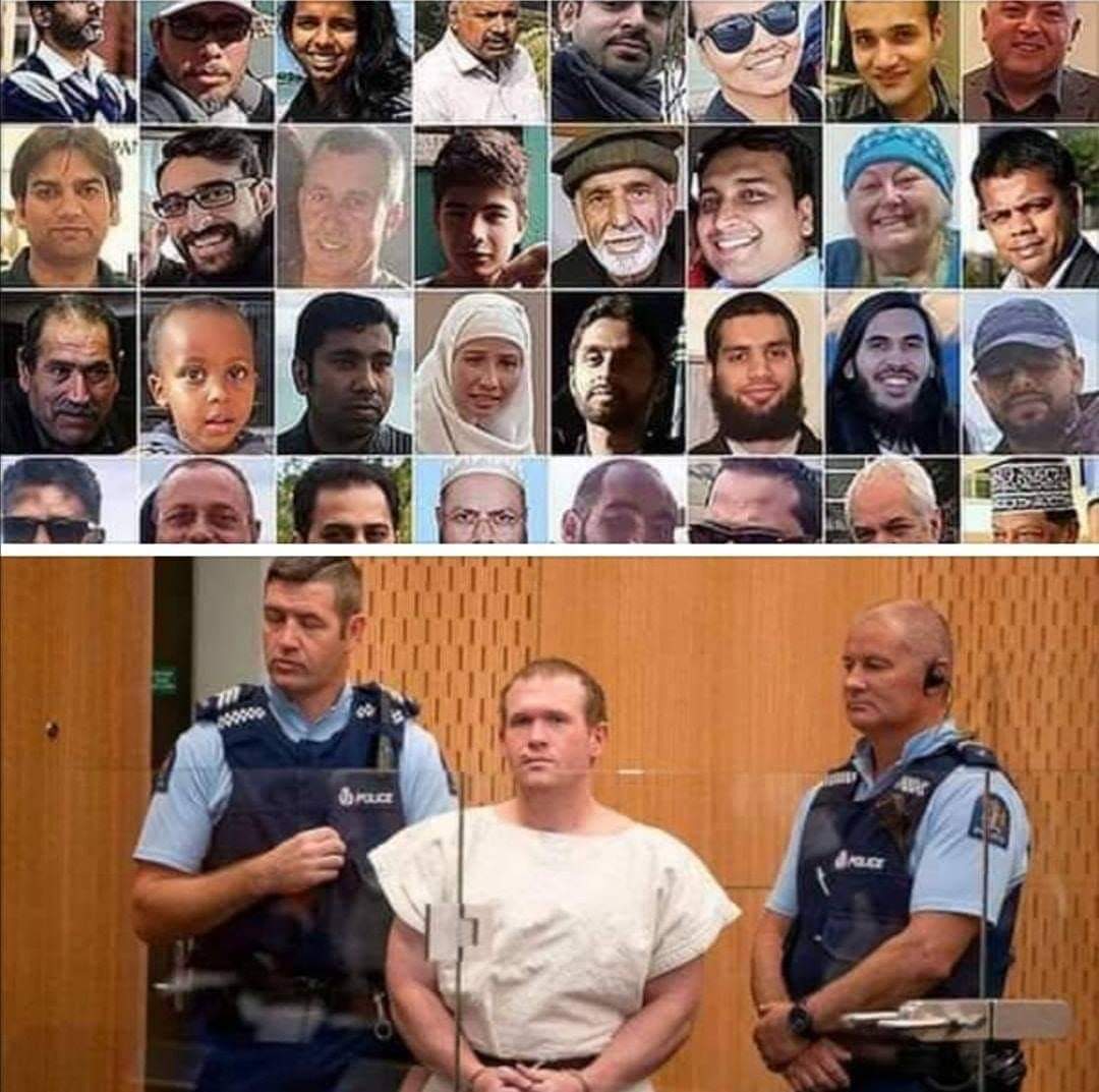 #FranceBeheading
#boycottfrenchproducts 
#IslamophobiaInFrance 
When this criminal k!lled 50 innocent Muslims inside a mosque in New Zealand, among them the elderly and children, we did not hear any muslim president linking terr0rism to Christianity or accusing a certain religion