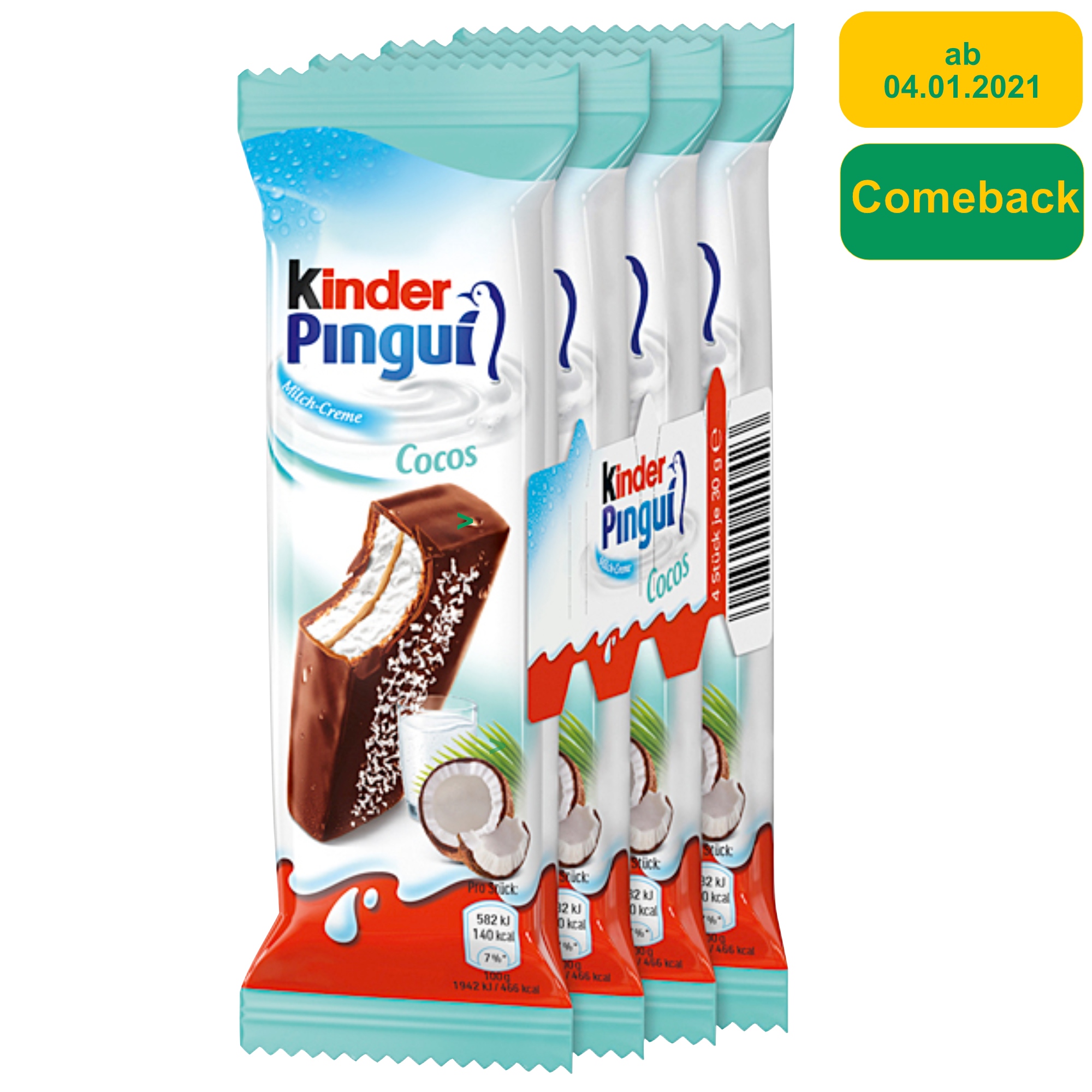 Пирожное kinder Пингви шоколад, 30 г