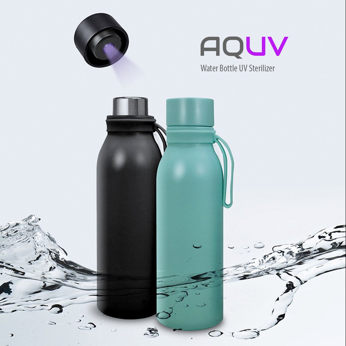 The AQUV Bottle is a 2-in-1 UV Sterilizing Water bottle for travel, hiking, or daily use. With germ eliminating capability, the cap doubles as a portable sterilizing wand - simply wave if over any surface to sterilize using the UV light. 

idolmemory.com/wellness_aquv.…

#sanitizingwand