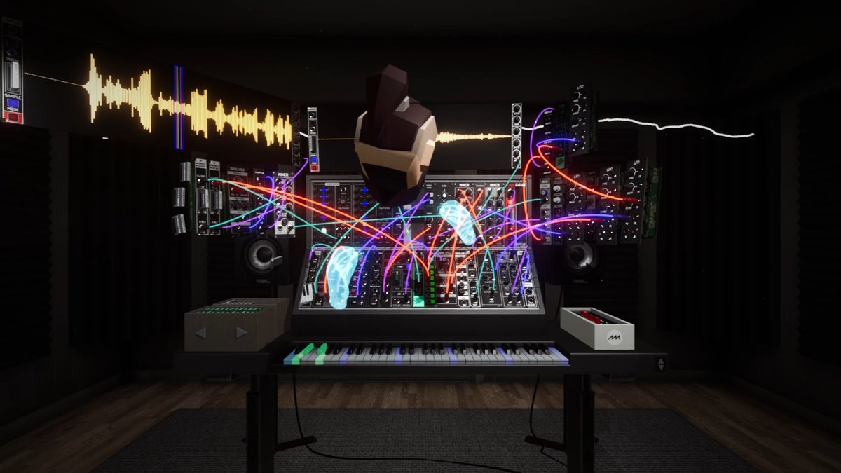 brightlightrx's tweet photo. Behind-the-scenes setup for our trailer :)
Watch the full clip here:
https://t.co/pbqLk4qwMW
#synthspace #synthspacevr #ui #ux #uiux #synth #synthwave #synthwavemusic #virtualreality #vr #vrsynth #steamvr #steamwishlist #modularsynth #virtualmodular #musicproduction https://t.co/U16rTJLPtI