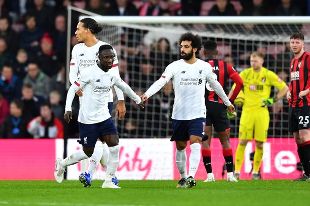 December 7th, 2019Bournemouth 0-3 Liverpool Salah assists Keïta, Keïta assists Salah, and Bournemouth don't get anywhere near our goal. Also Alisson keeps his first clean sheet of the season 
