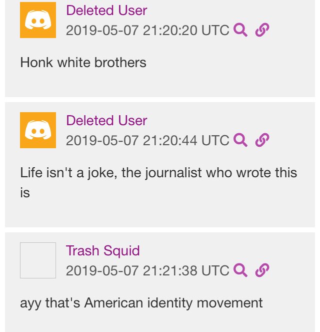 Squid, who started PatriotWave as a Facebook page in early 2019, has also admitted to being a “fan” of the Proud Boys as well as the neo-nazi group American Identity Movement (formerly called Identity Evropa).