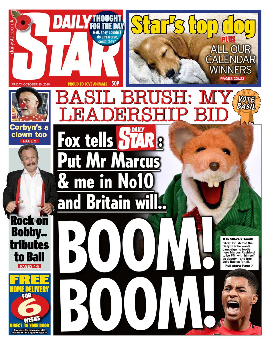 hendopolis's tweet photo. DAILY STAR: Boom! Boom! #TomorrowsPapersToday https://t.co/HJua2F72Pq