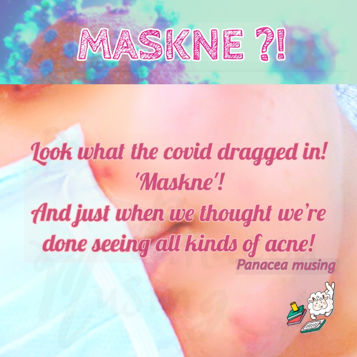 panaceamusing's tweet photo. Acne due to masks! Covid diaries...
#maskne #acne #COVID19 #COVID #coviddiaries #thoughtoftheday #thoughts #fact #factcheck https://t.co/1BOlhdoWz6