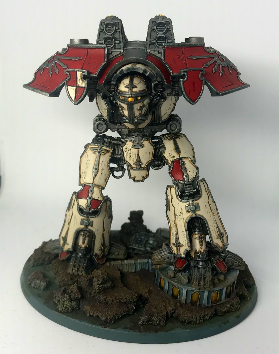 voodooconverts's tweet photo. Approaching completion for the body of Blackfyre π
Few tweaks and the base to finish but satisfied with the overall look so far π
#legioatarus #atarus #titandeath #crucibleofretribution #adeptustitanicus #titanicus #titan #warlordtitan #paintingwarhammer #warmongers https://t.co/d5GQA1o3Mg