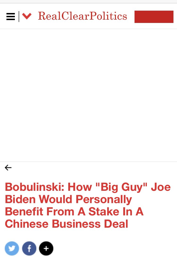 6. Joe Biden “the big man”Claim: Joe Biden is “the big man” mentioned in emails who earned a 10% cut in Hunter‘s business dealings.Check: misleadingTruth: Bobulinski is on the record saying that he is. While time will (hopefully) tell if that’s true, that detail is omitted.