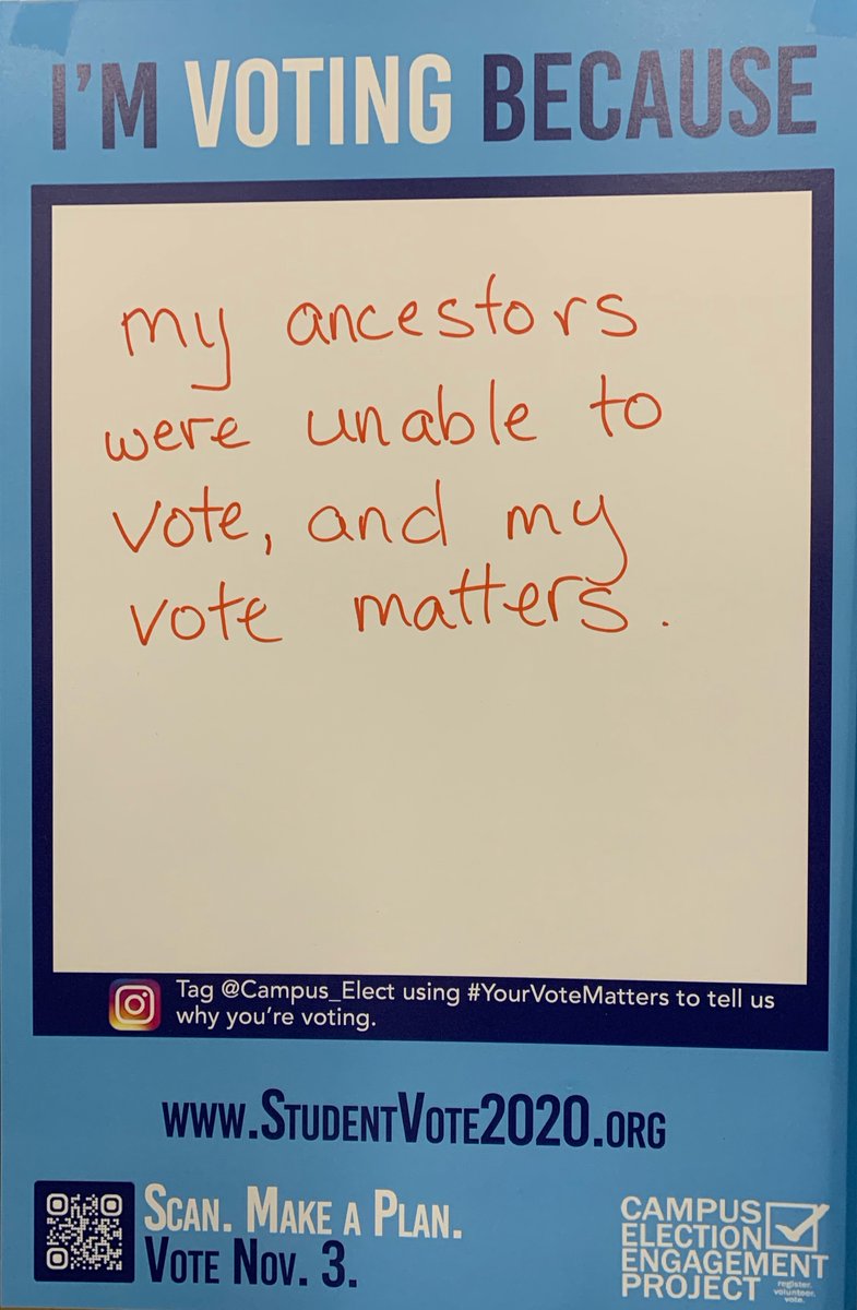 WSUPEC's tweet photo. Here are some reasons why others are voting. What is your reason? #WeberStateVotes #5days #BigSkyVotes https://t.co/Ue8nLmd9UI