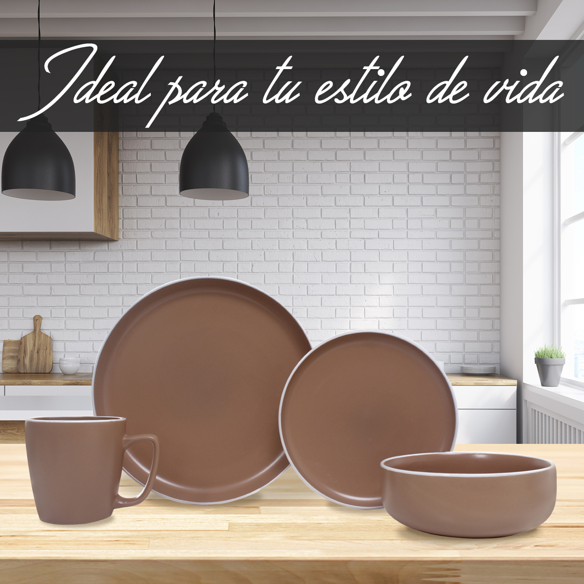 Ideal para tu estilo de vida
Mod. Chrome Brown
Vajillas de porcelana para 4 personas. 
Juego de 16 piezas.
Incluye:
-4 bowls
-4 tarros.
-4 platos trinche
-4 platos ensaladeros

Adquiérelos aquí:
whatshome.net/link/store/ROOT