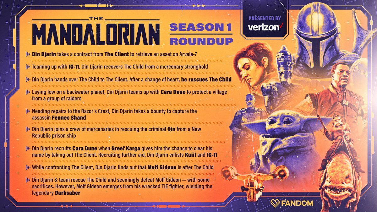 This is the Way โ To log Mando's adventure so far ahead of #TheMandalorian S2
(๐ค@Verizon) https://t.co/cc6YiBT5E6