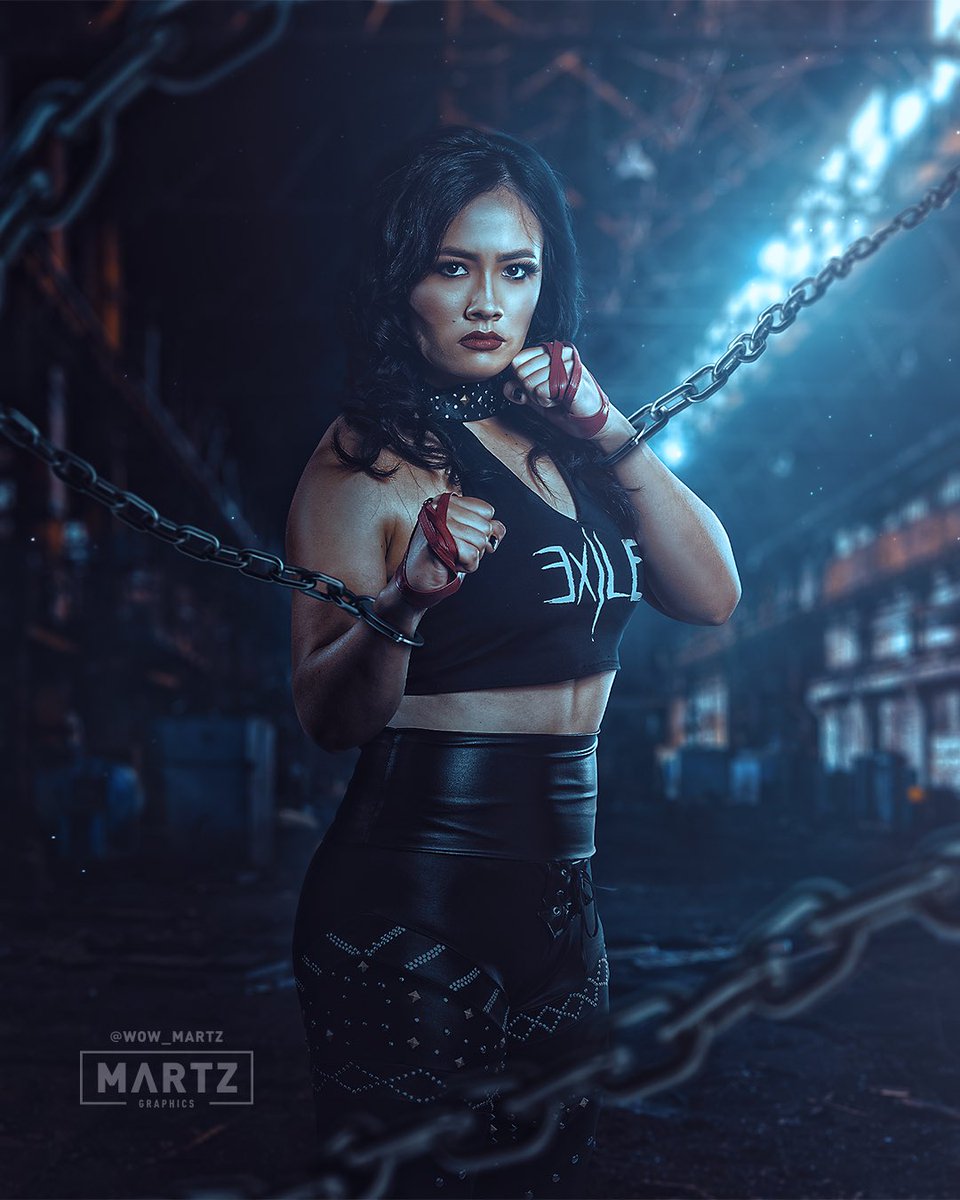 genesis_wowe's tweet photo. Iโll be out of these chains by Halloween, you can bet on it ๐โ
Thank you @WOW_Martz for another stunning creation!!! ๐๐งโโ๏ธ
#invAsian #exilenation #halloween
#wowsuperheroes #wowwomenofwrestling #WomensWrestling #prowrestling #femalewrestling #femalefighters #prowrestler https://t.co/eWUbssdftA