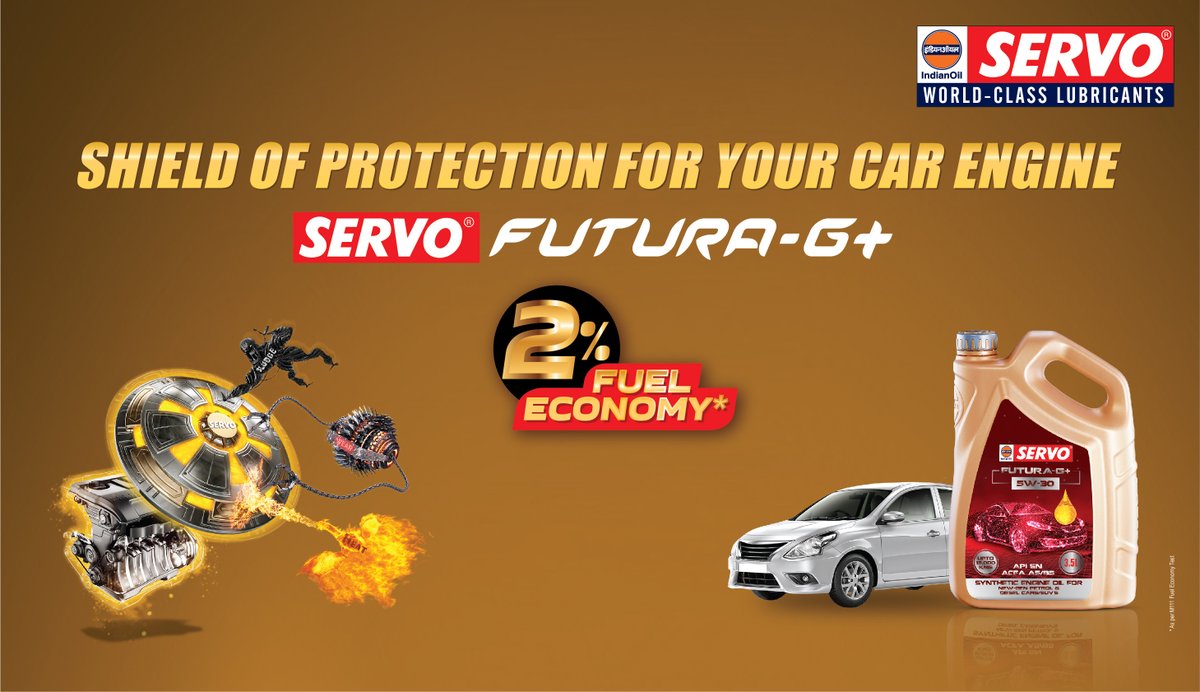 ๐บ๐ฌ๐น๐ฝ๐ถ Futura-G+ synthetic engine oil for petrol/diesel cars and SUVs. The shield of protection for your car engine from wear and tear. #๐บ๐ฌ๐น๐ฝ๐ถ #engineoil
Visit https://t.co/bXJXPNkfOQ to know more. https://t.co/G5BcoMBeSr