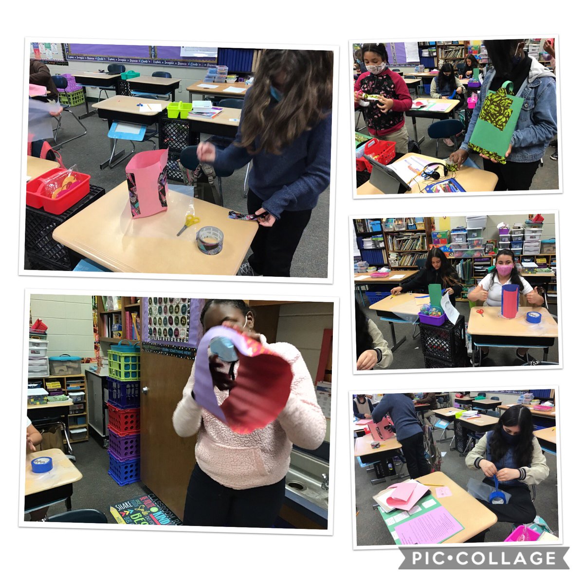 kwallaceles's tweet photo. Construction Day for The Better Bag!!!! What will we create? I can’t wait to see the finished products tomorrow. @MsMondesirSTEAM @kiboucher @sheina_medina @jlee_les @Ckanderson_LCSS https://t.co/5VkkfBGWFb