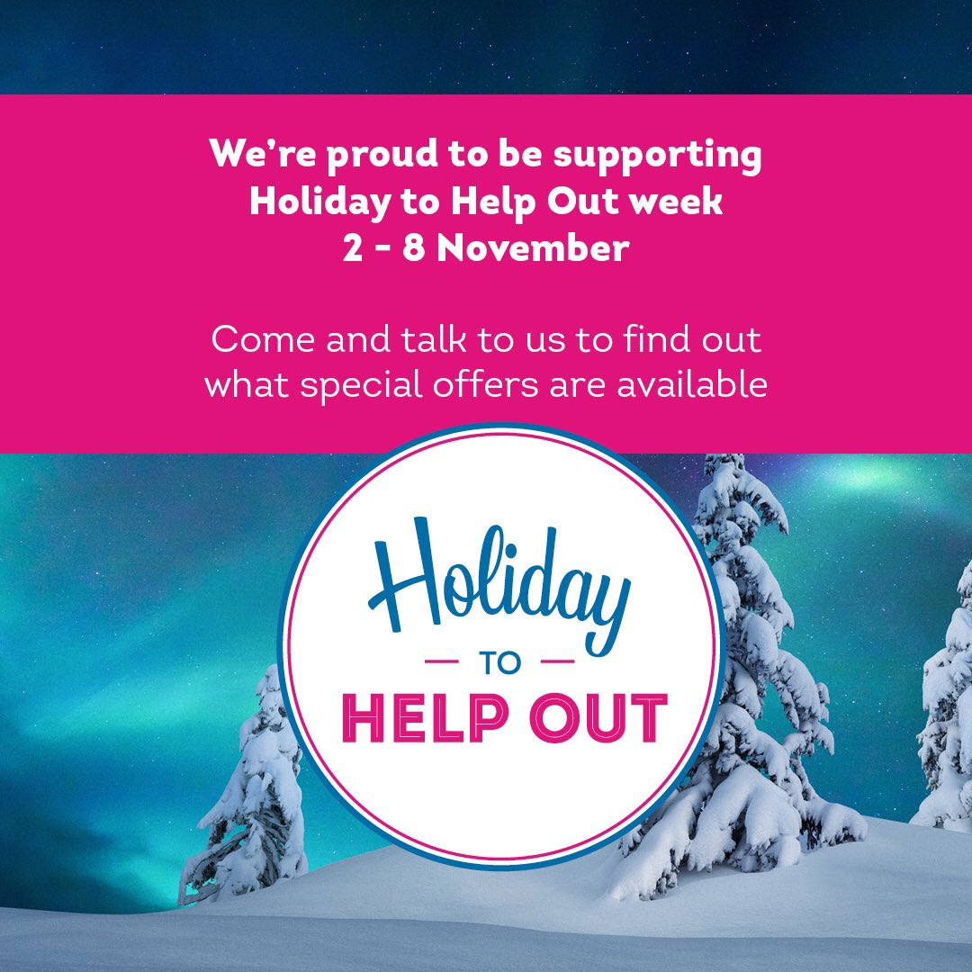 GarstangTrav's tweet photo. We are excited to offer our clients some extra special exclusive deals next week as part of the Holidays to Help Out scheme!

Bookable between 2-8 November you can save
 £££s or receive extra benefits on a wide range of holidays from over 100 tour operators 😮!! ☎️ 01995 606393. https://t.co/36RJWnz0jR