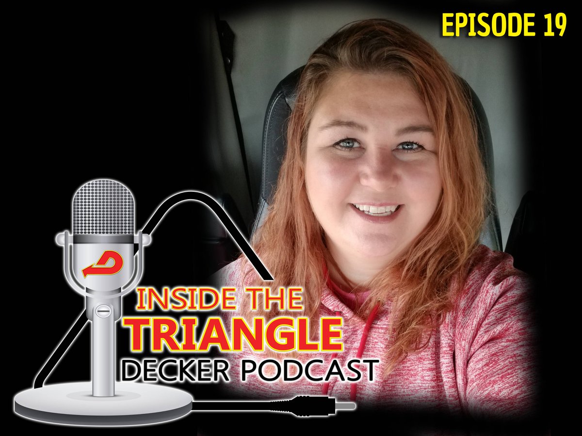 DeckerTruckLine's tweet image. Crystal Haun joins Darin this week to chat about why she took the leap into trucking industry; who inspired her to pursue a career as a Professional Driver after having a desk job her entire life.  
#Insidethetriangle #DrivenToBeTheBest #drivedecker #DeckerTruckLine #deckerproud