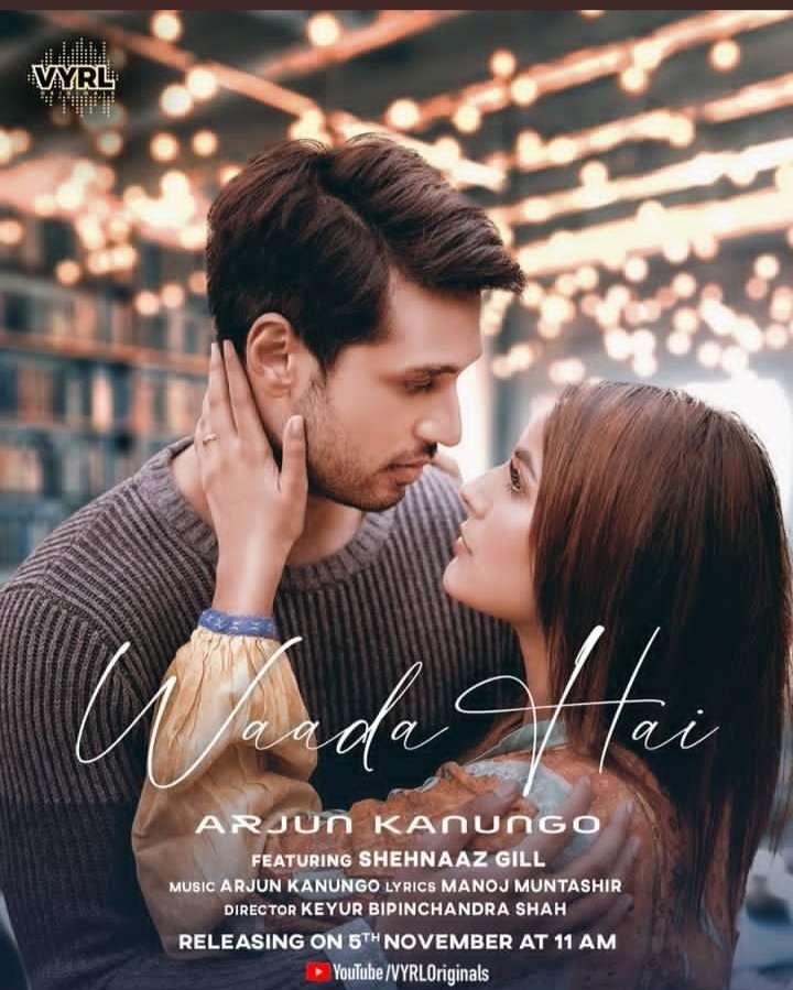 Bebo05742466's tweet image. Hey wow shehnaaz new song release date 5" November l am really excited song waada hai🥰🥰🥰🥰#shehnaaz #anjun