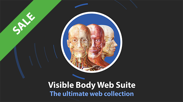 VisibleBody's tweet photo. You read that right, folks. The VB Web Suite is on super sale for a limited time! https://t.co/FK0m9QMpEY https://t.co/NyUhzfp0cg