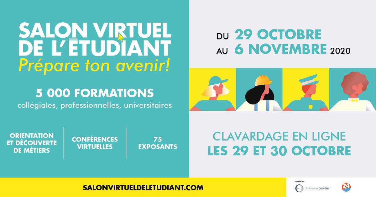 rsb_access's tweet photo. Reminder! ACCESS is LIVE from 10am to 6pm Thursday and Friday at the Salon virtuel de l'étudiant. Come chat with one of our team members to learn more about all our programs 😃
https://t.co/ty2xnWc0wS... https://t.co/IMCSCLNdw4