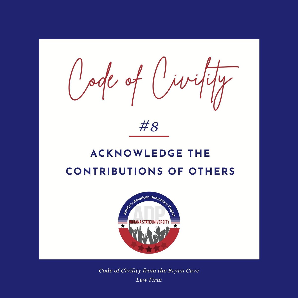 IndianaStateADP's tweet photo. Let's talk about the election!
#vote2020 #isuadp #civility #DemocracyCounts https://t.co/9tcHZToLjI