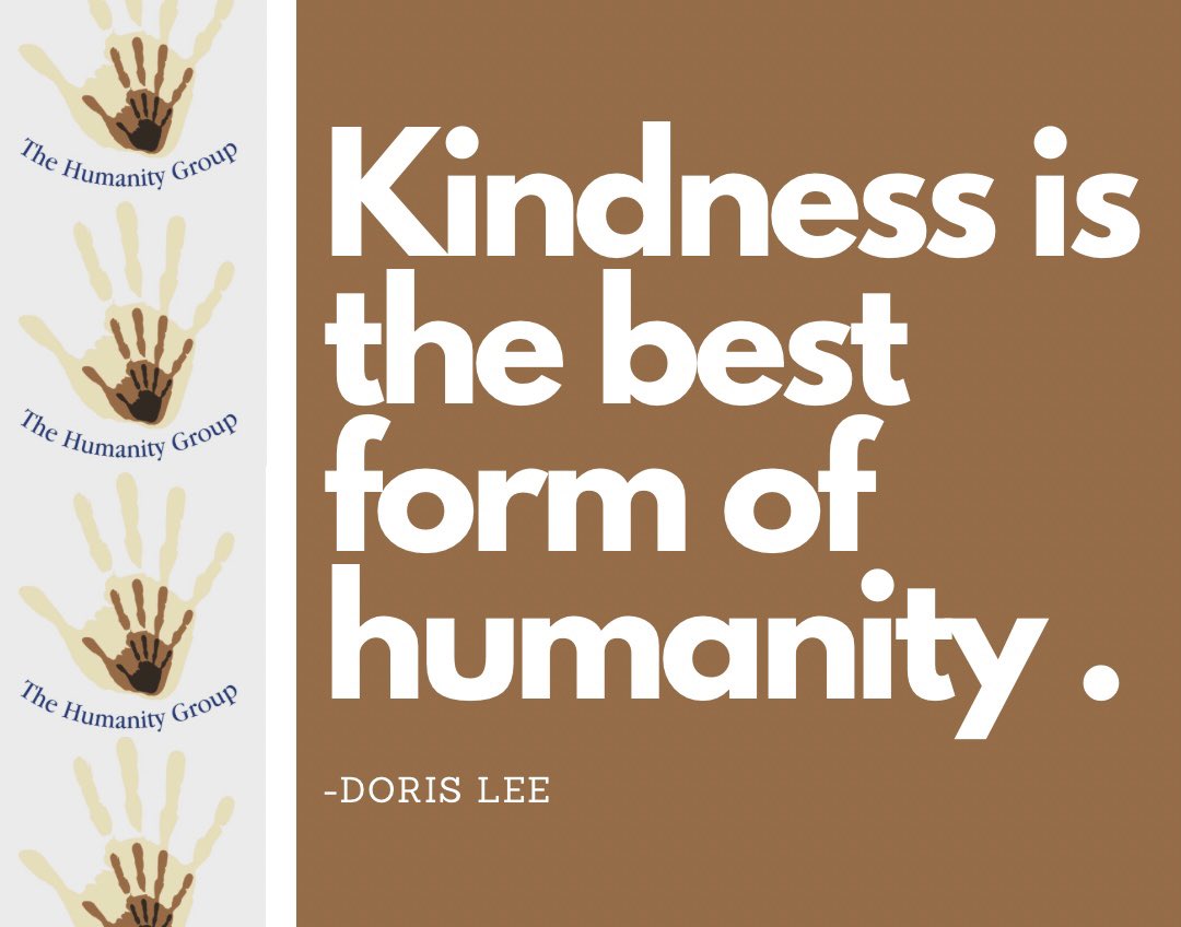 GroupThg's tweet photo. #TheHumanityGroup encourages you to exemplify kindness as you go about your week. This is something so small that makes others feel so great!
#kindnessisfree #kindness #thg #DiversityandInclusion #Workplacebullying #explore #BullyingAwareness #blackowned https://t.co/EHcJkpYqxj