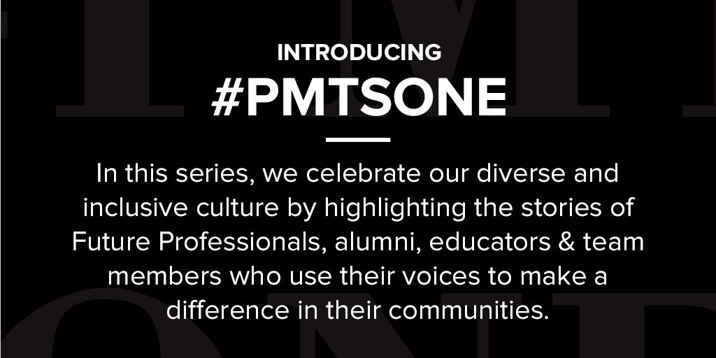 PMTS_RALEIGH's tweet photo. #PMTSONE a new social media series celebrating diversity &amp; inclusive #PMTS culture by highlighting individuals who use their voices to make a difference in their communities. Do you know someone who'd be a great fit for this series? Reply with their handle and @PaulMitchellEdu! https://t.co/pPv31AU0Ze